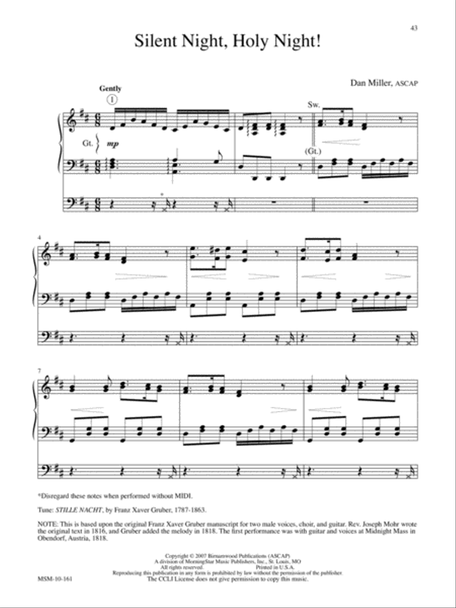 Christmas Joy Organ scores gallery preview page 11