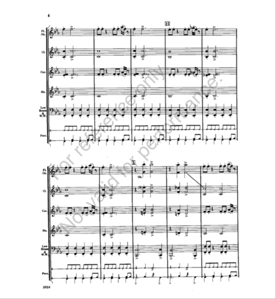 Karate Rock Concert Band scores gallery preview page 5