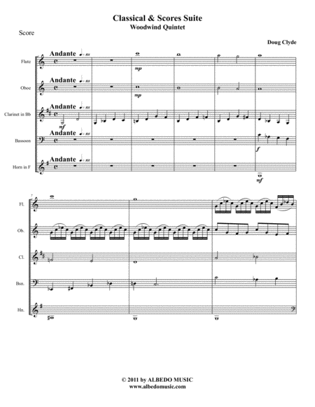 Classical & Scores Suite (Woodwind Quintet) image number null