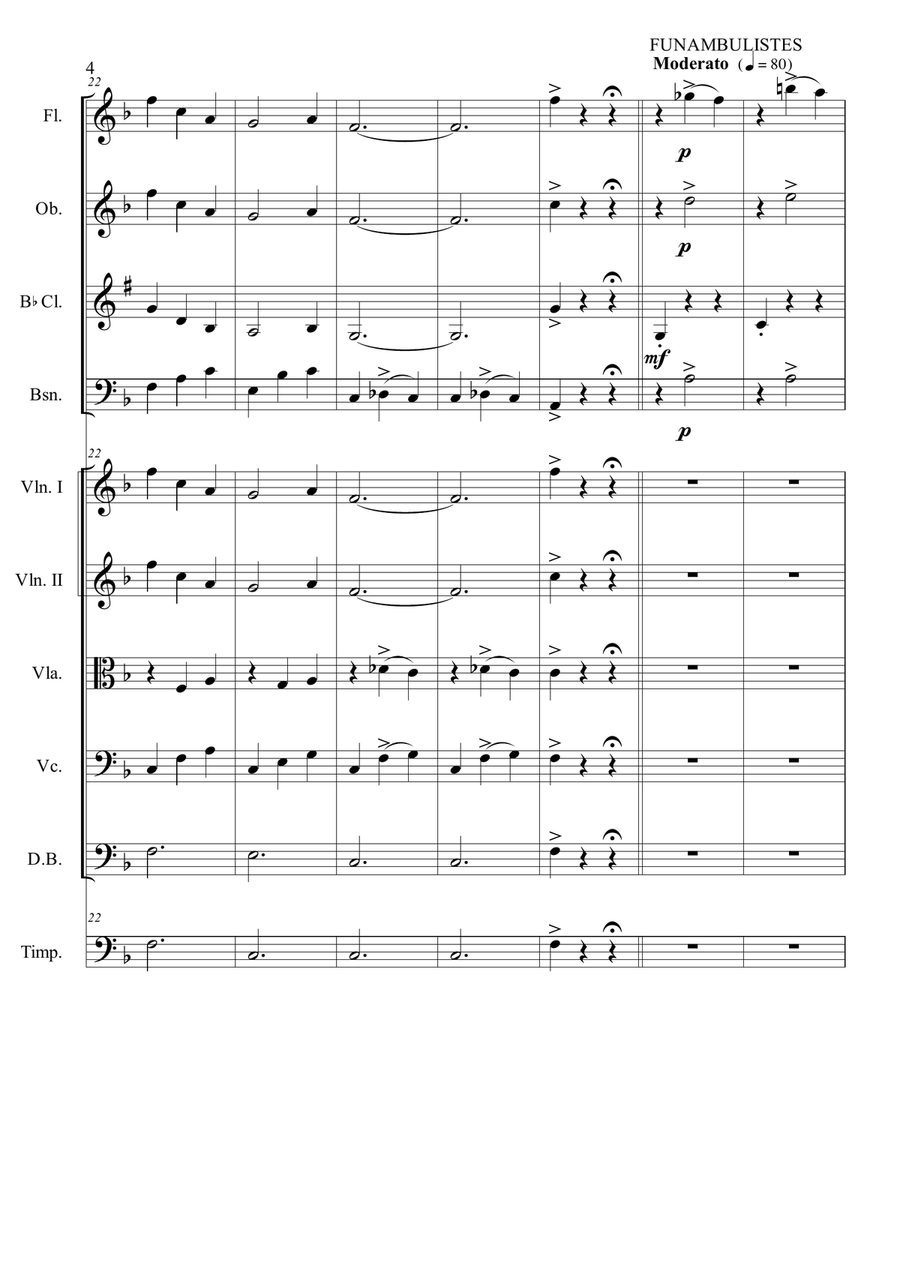 Circus (Orchestra) Chamber Orchestra scores gallery preview page 6