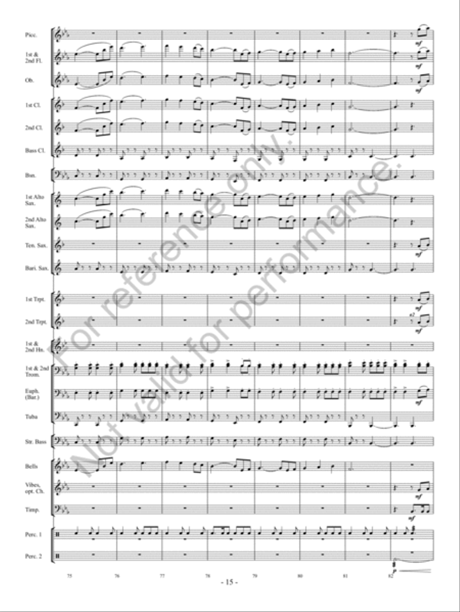 As Spring Arrives As Spring Arrives Concert Band scores gallery preview page 14