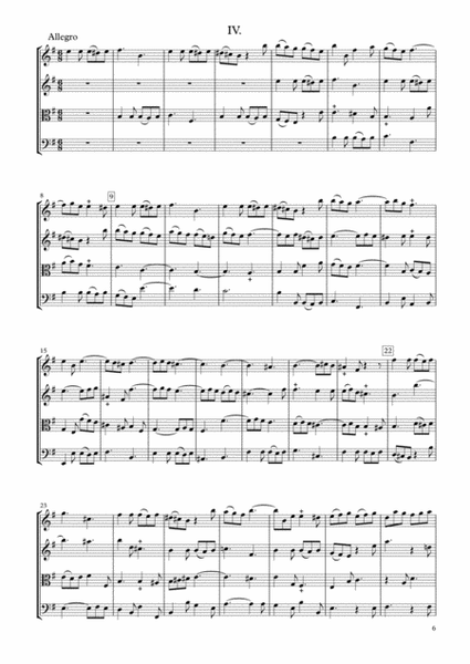 Sonata Op.34-3 for String Quartet image number null