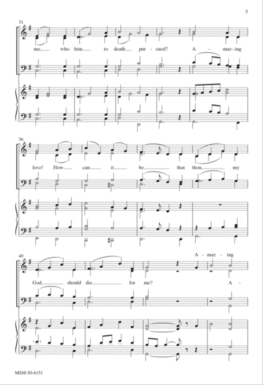 And Can It Be? 4-Part scores gallery preview page 3