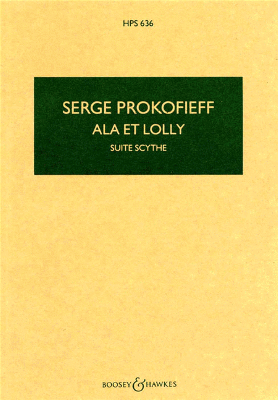 Scythian Suite, Op. 20 Orchestra scores gallery preview page 1