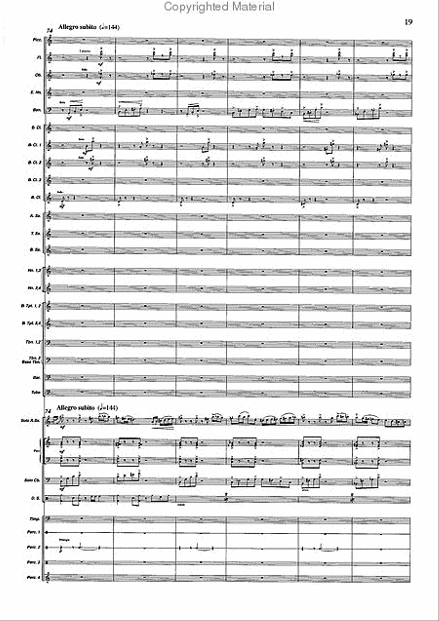 Concertango Concert Band scores gallery preview page 20