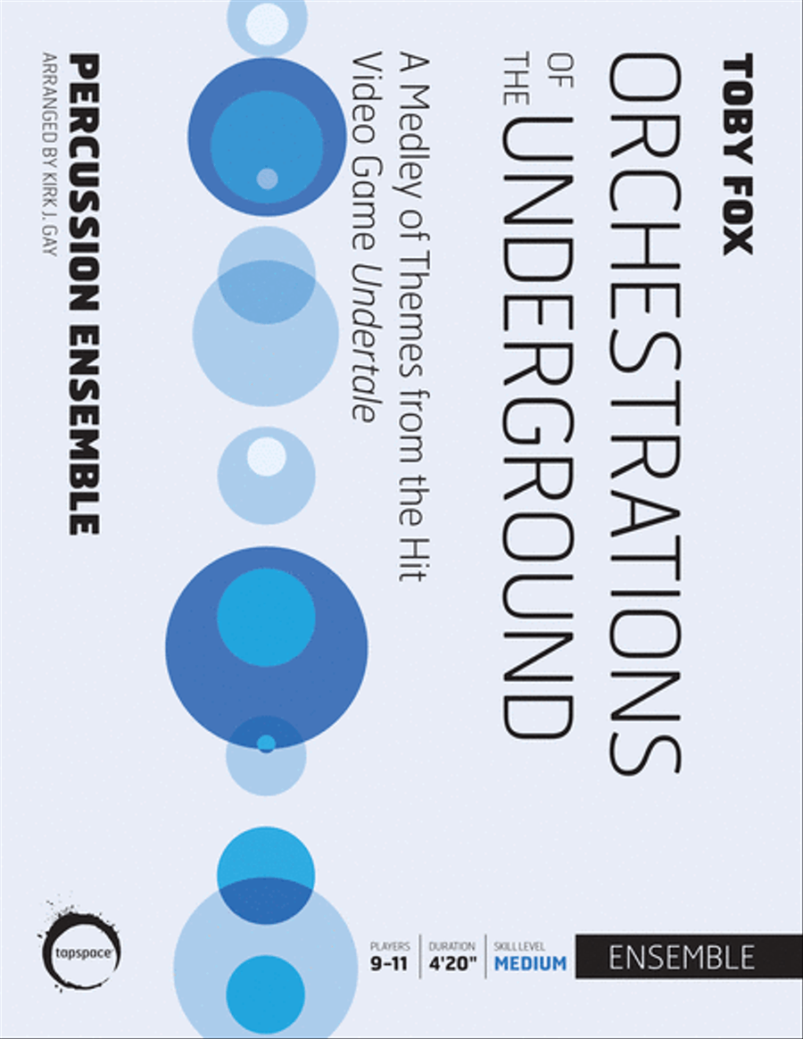 Orchestrations of the Underground Percussion Ensemble scores gallery preview page 1