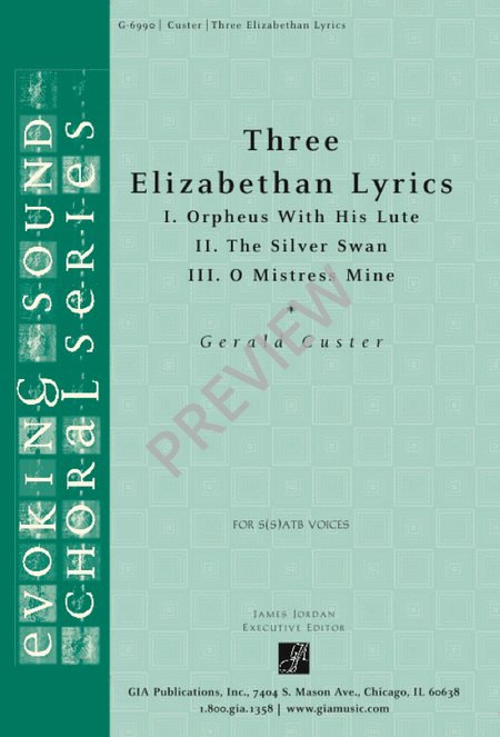 Three Elizabethan Lyrics