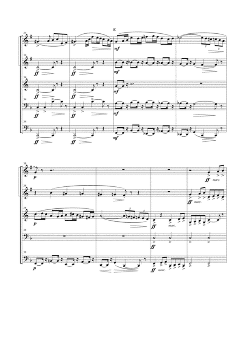 "L'Arlesienne Suite No. 2" for Brass Quintet image number null