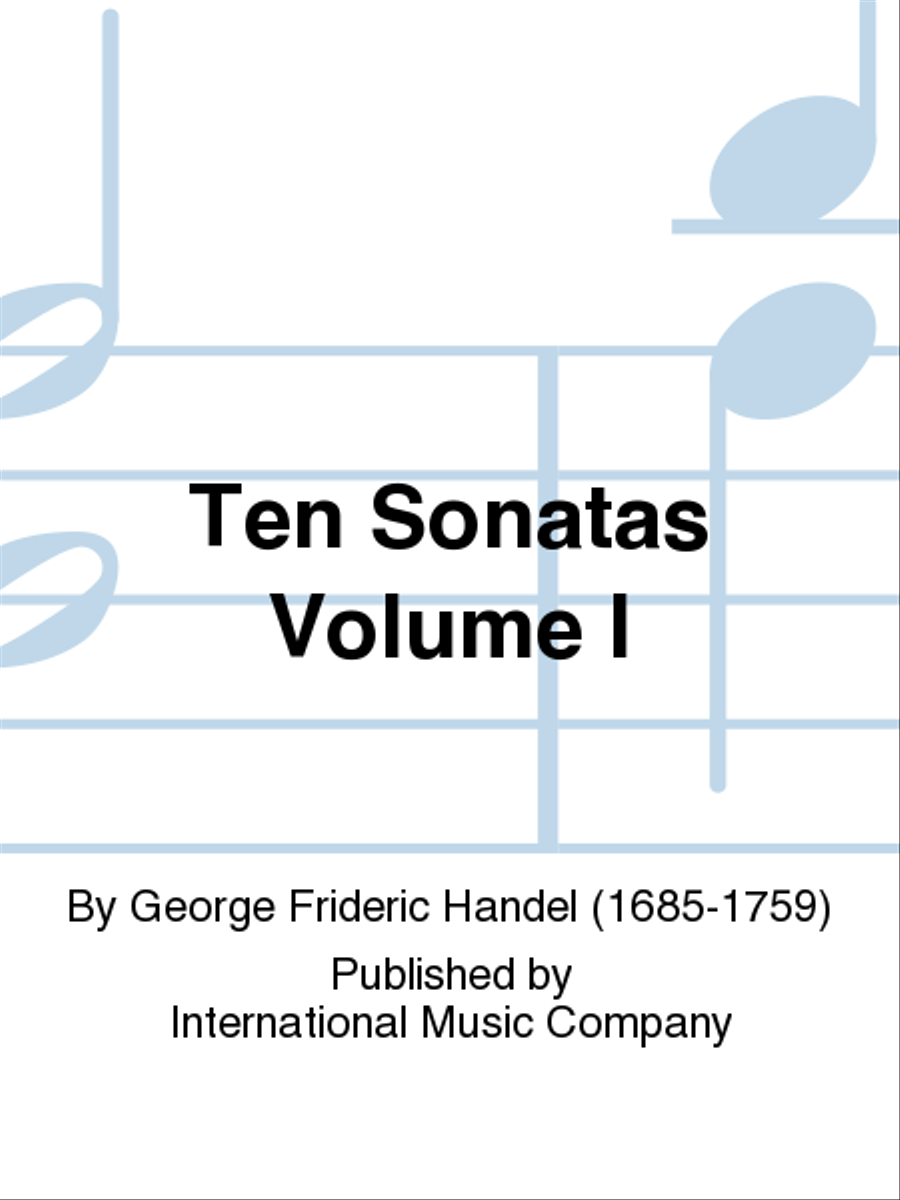 Ten Sonatas Volume I Flute Solo scores gallery preview page 1