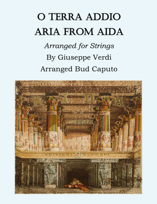 Book cover for O Terra Addio, Aria from Aida for Strings