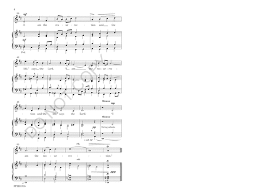 I Am the Resurrection Unison Choir scores gallery preview page 7
