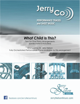 What Child Is This? (2 for 1 PIANO Arrangements) - Jazz