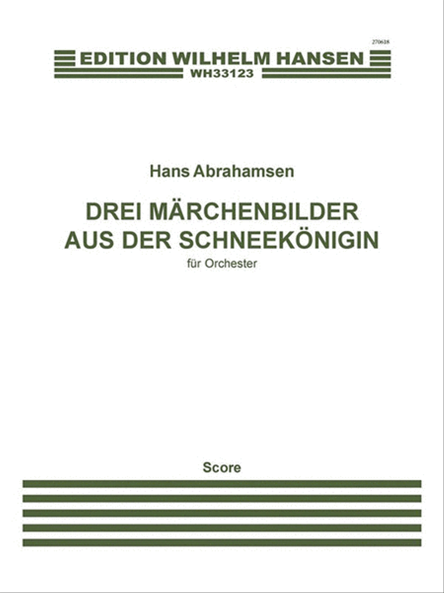 Drei Marchenbilder Aus Der Schneekonigin Orchestra scores gallery preview page 1