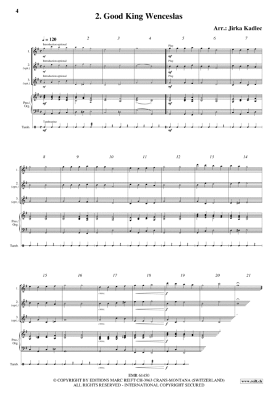 12 Easy Christmas Songs 12 Easy Christmas Songs Woodwind Duet scores gallery preview page 4