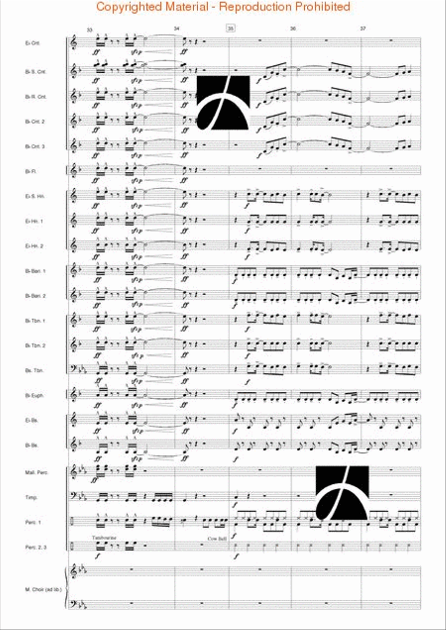 Pacific Dreams Concert Band scores gallery preview page 7