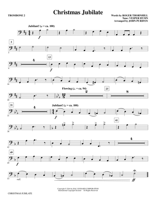 Christmas Jubilate - Trombone 2