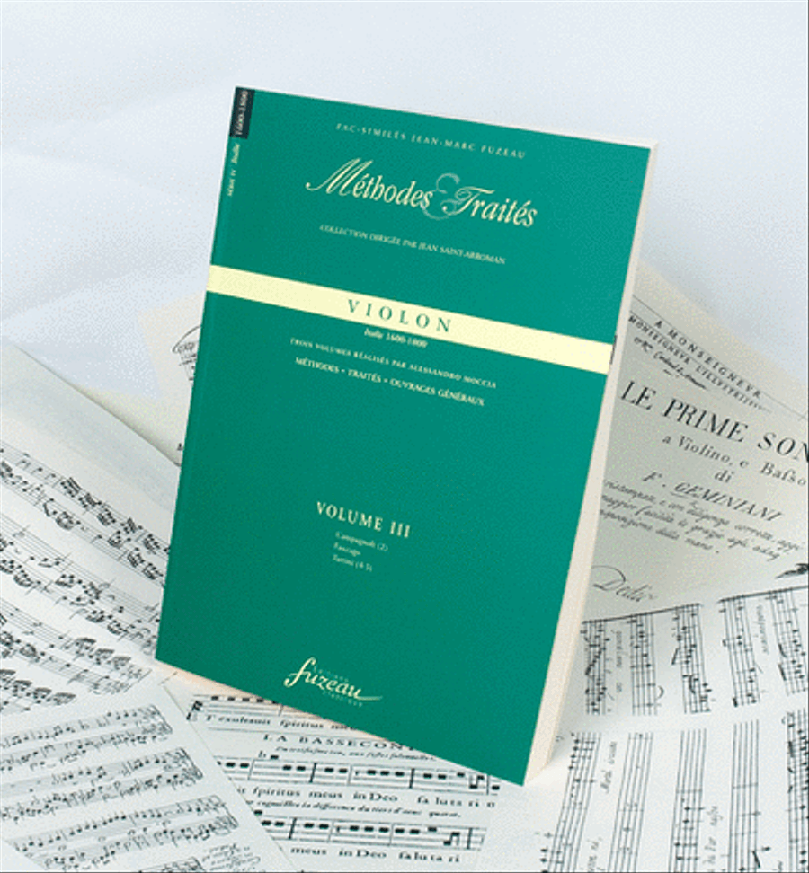 Methods & Treatises Violin - Volume 3 - Italy 1600-1800 Violin scores gallery preview page 1
