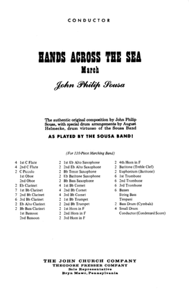 Book cover for Hands Across the Sea