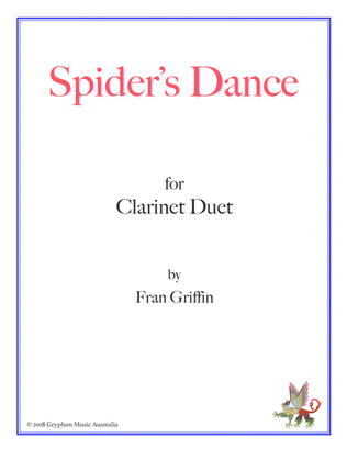 Spider's Dance for clarinet duet