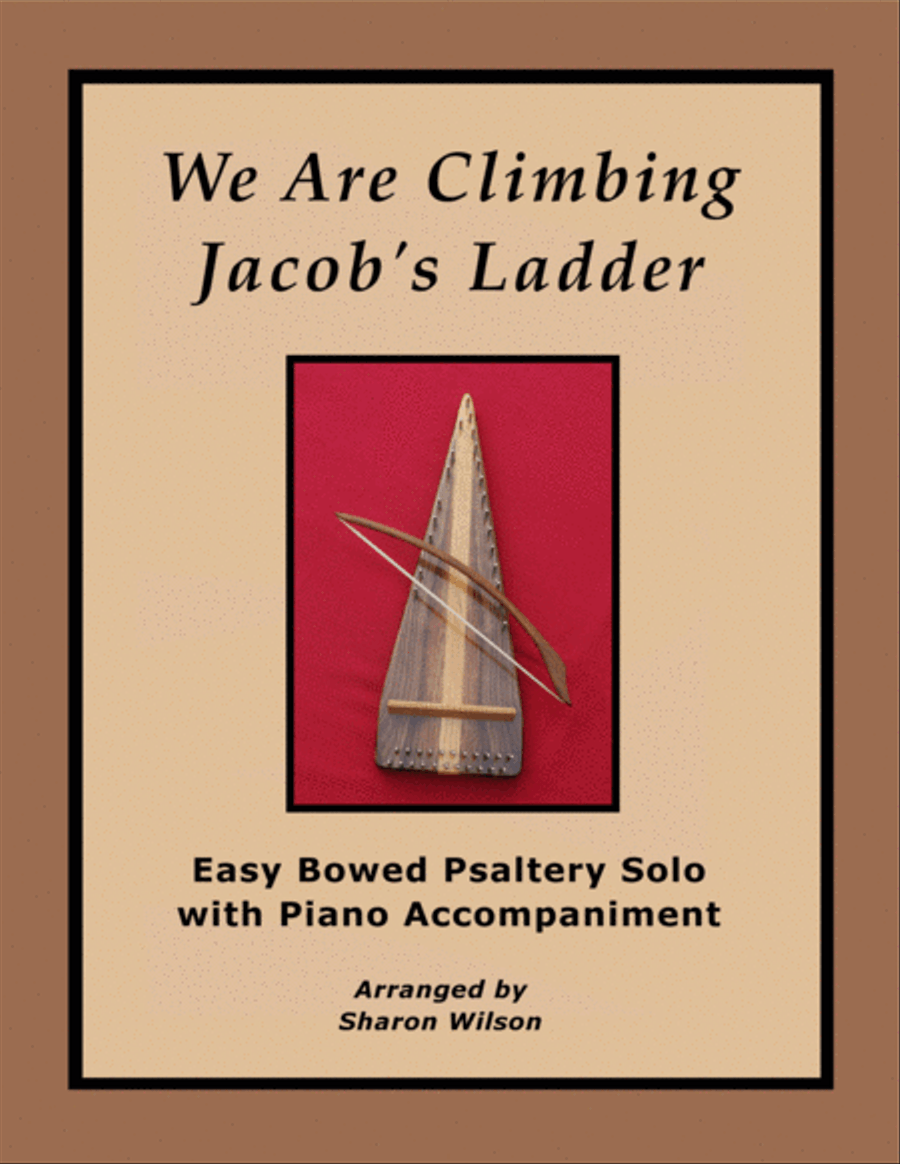 We Are Climbing Jacob’s Ladder (Easy Bowed Psaltery Solo with Piano Accompaniment) Zither scores gallery preview page 1