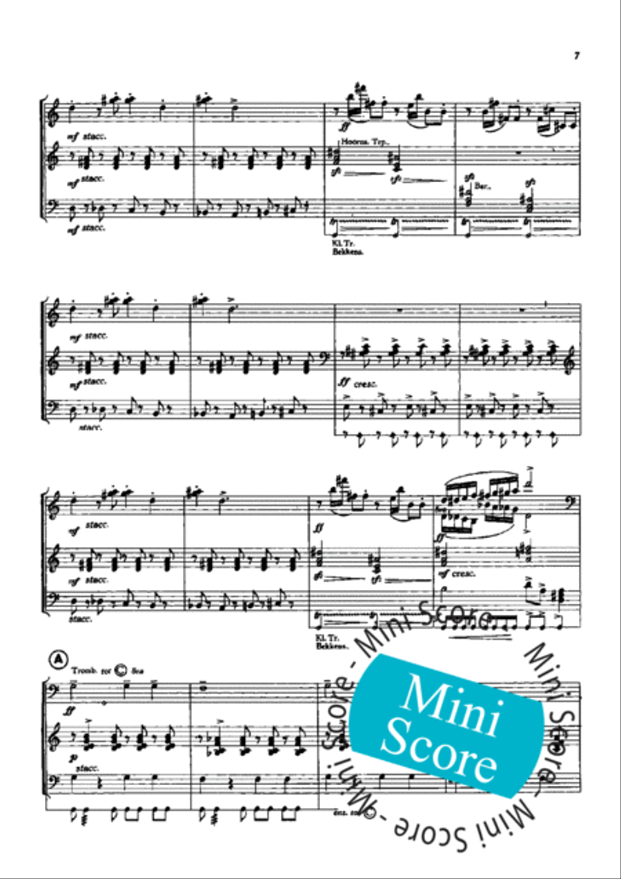 Kleine Suite voor Harmonieorkest Concert Band scores gallery preview page 10