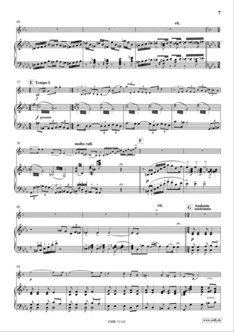 Concerto No. 1 Euphonium scores gallery preview page 7