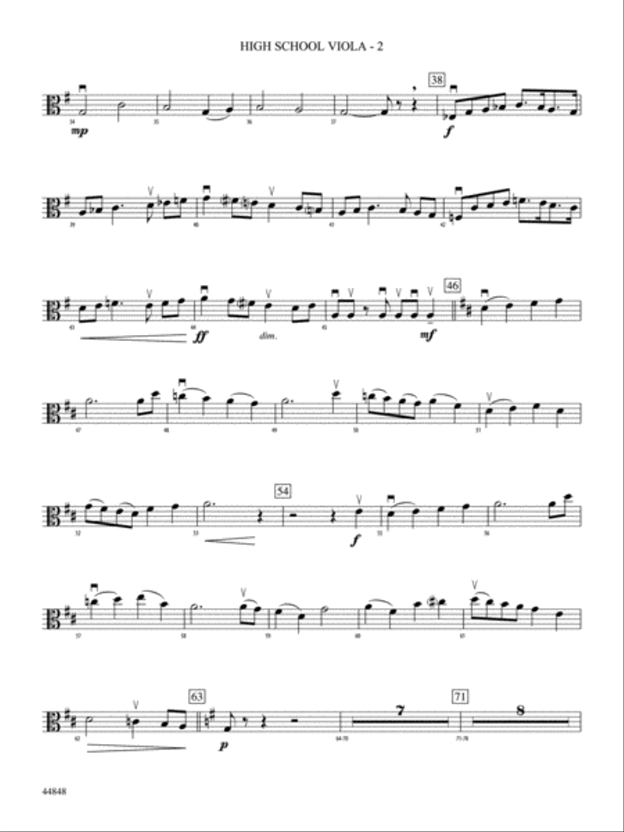 ● 吹奏楽楽譜  Curnow / Brookside Festival Song for Betty sheet music for orchestra (full score) (PDF)