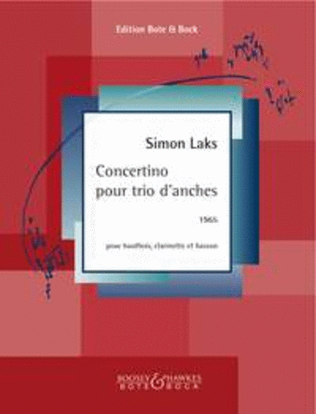 Book cover for Concertino pour trio d'anches