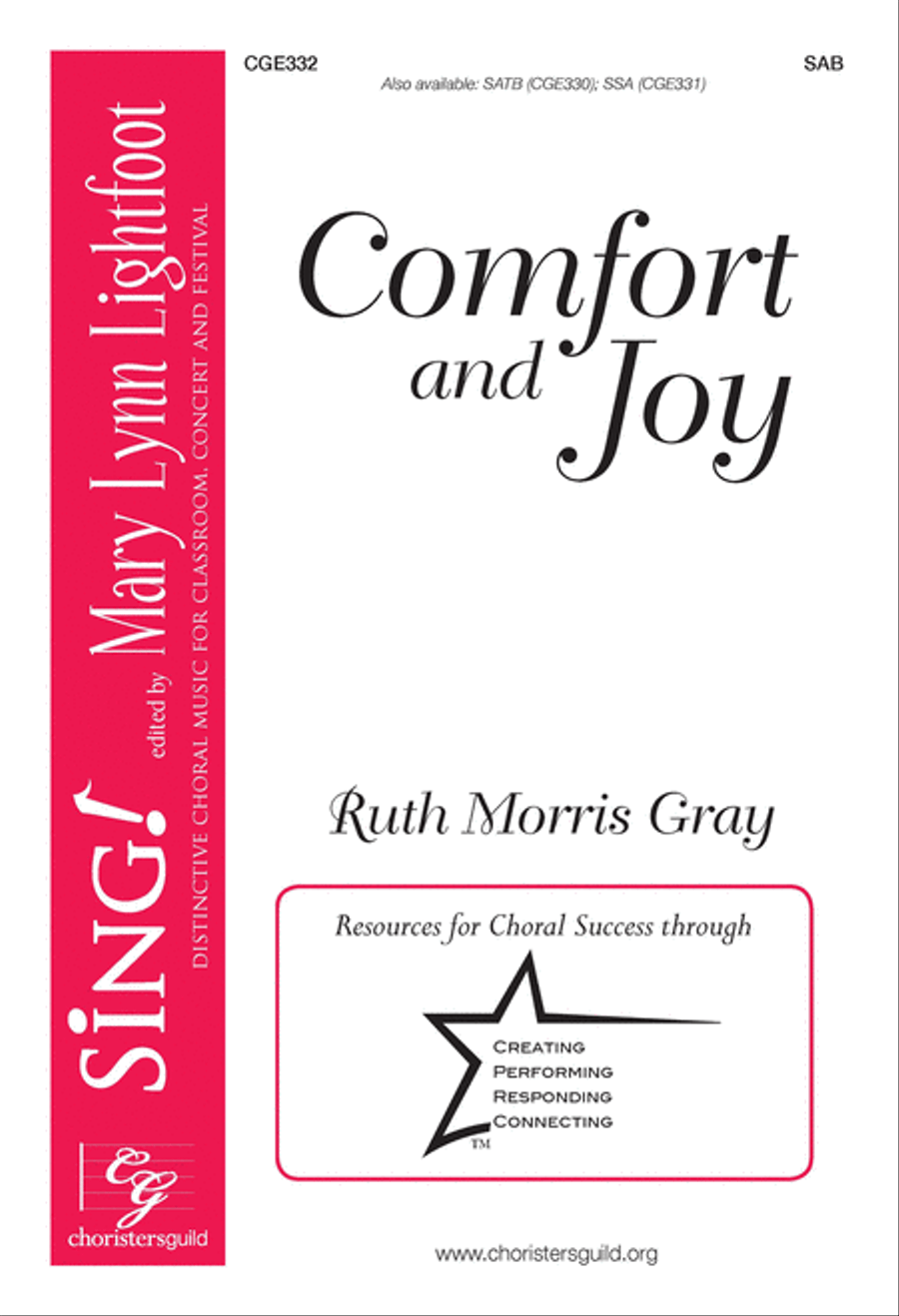 Comfort and Joy (SAB) 3-Part scores gallery preview page 1