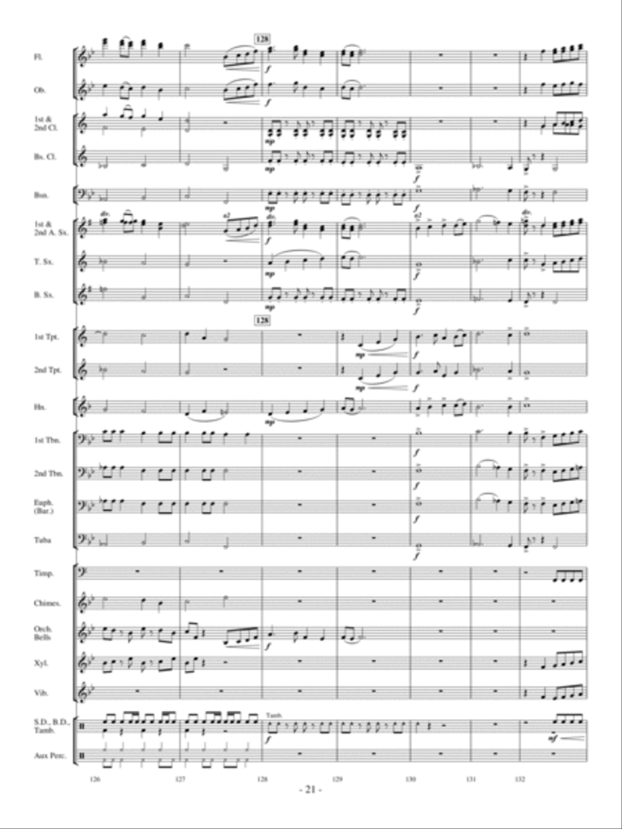 Andromeda Concert Band scores gallery preview page 20