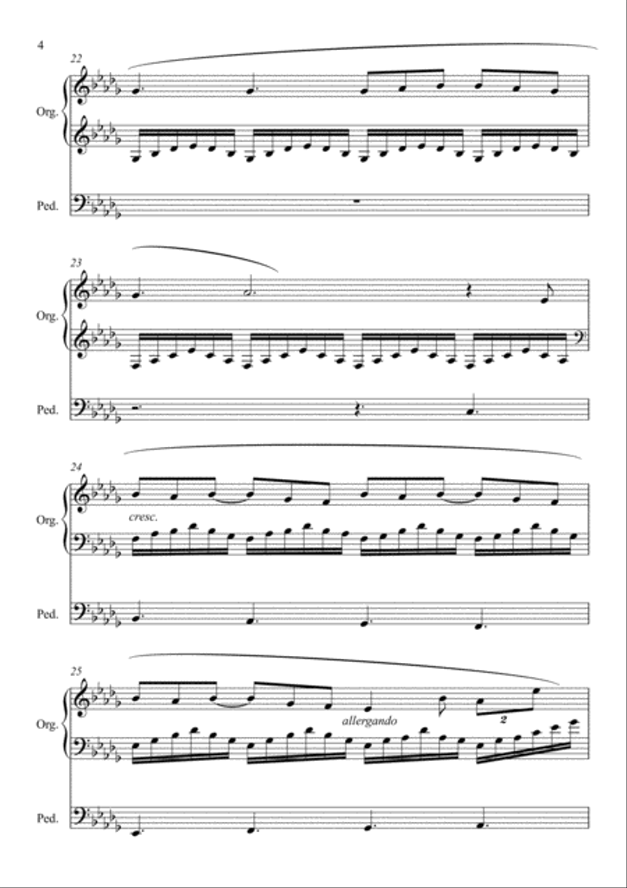 Love divine, all loves excelling Organ Solo scores gallery preview page 4