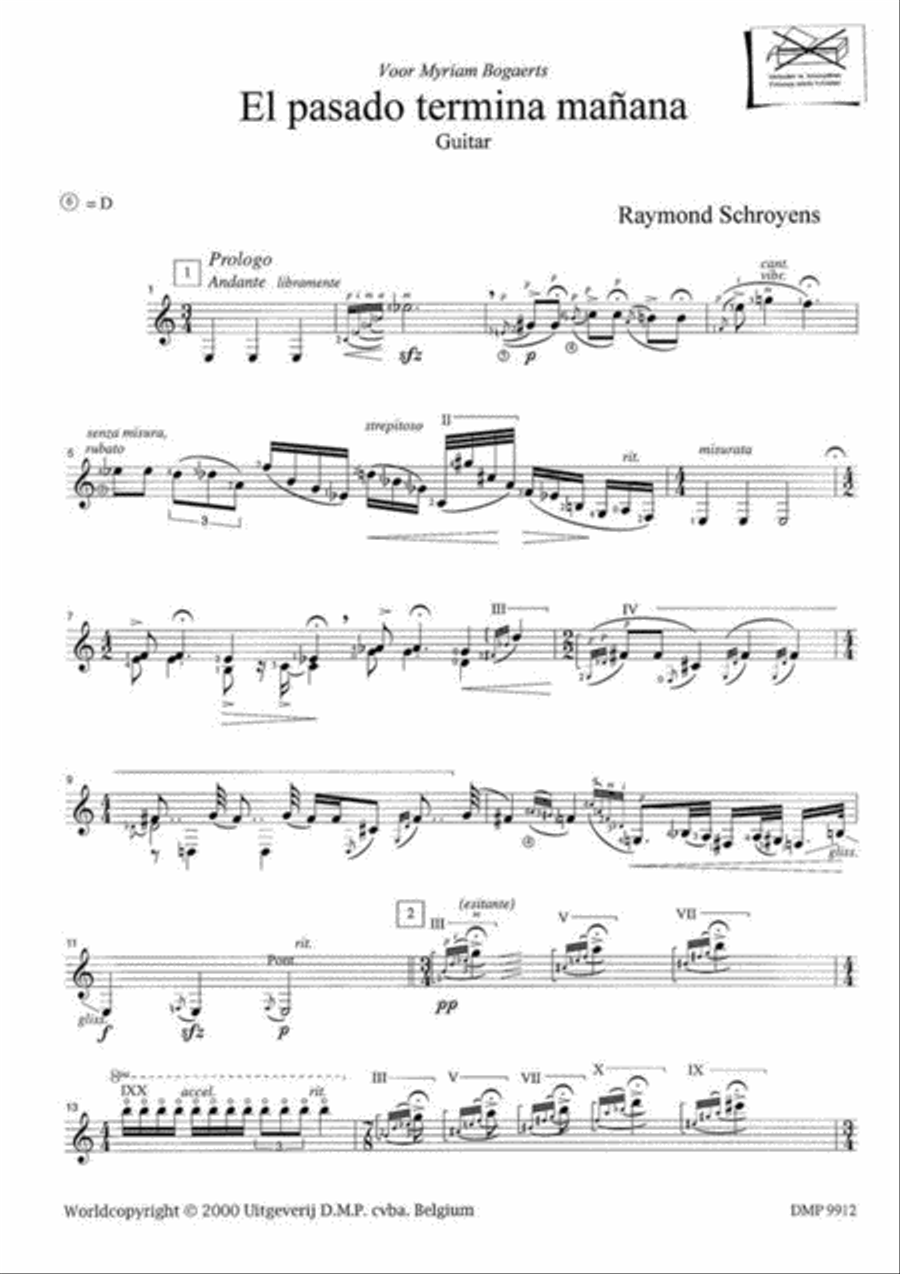 El Pasado Termina Mañana El Pasado Termina Mañana Guitar scores gallery preview page 2