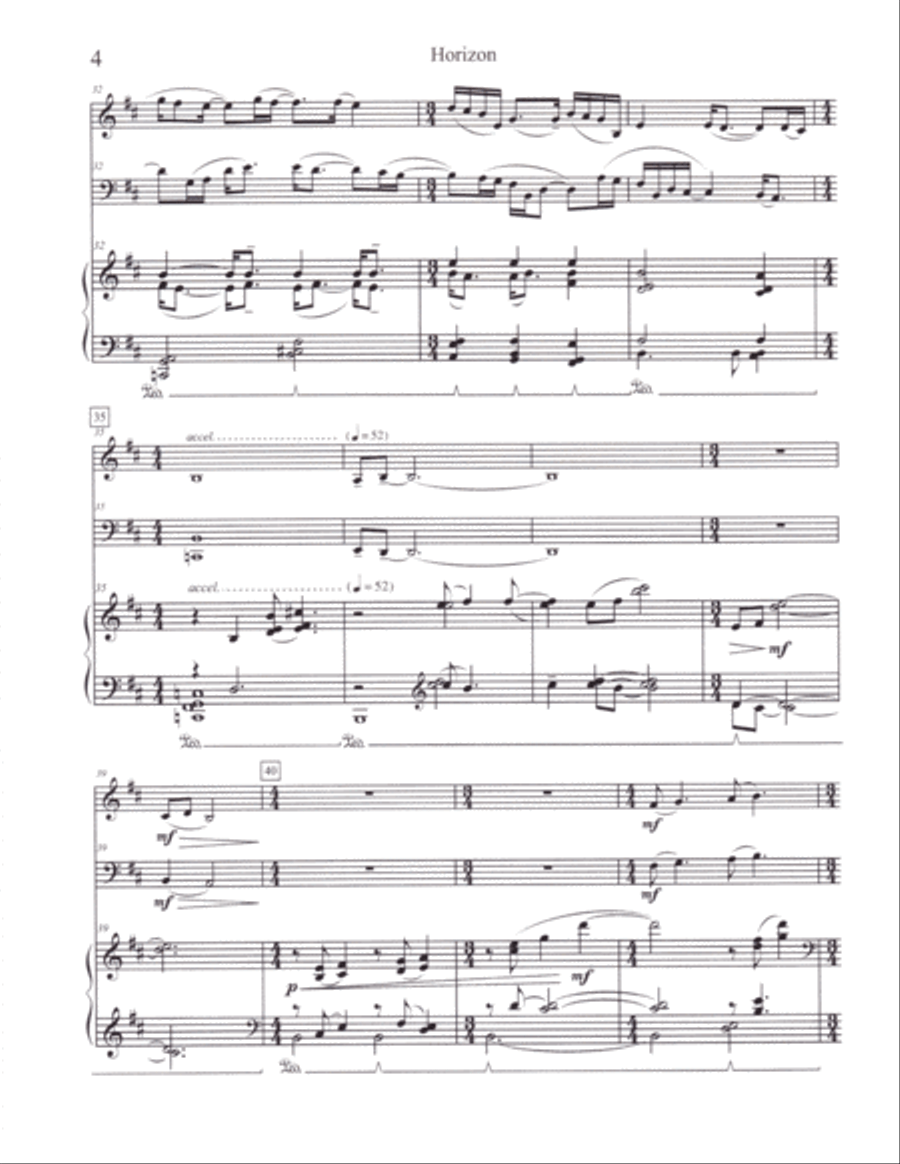 Horizon Horizon Piano Trio scores gallery preview page 5