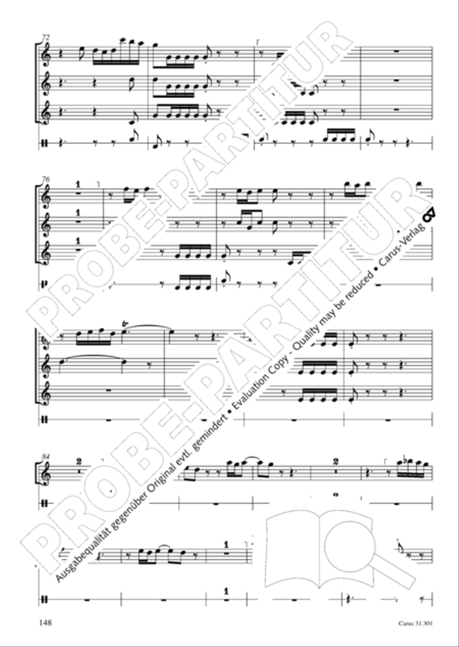 Bach for Brass 1: Cantatas I Voice scores gallery preview page 157