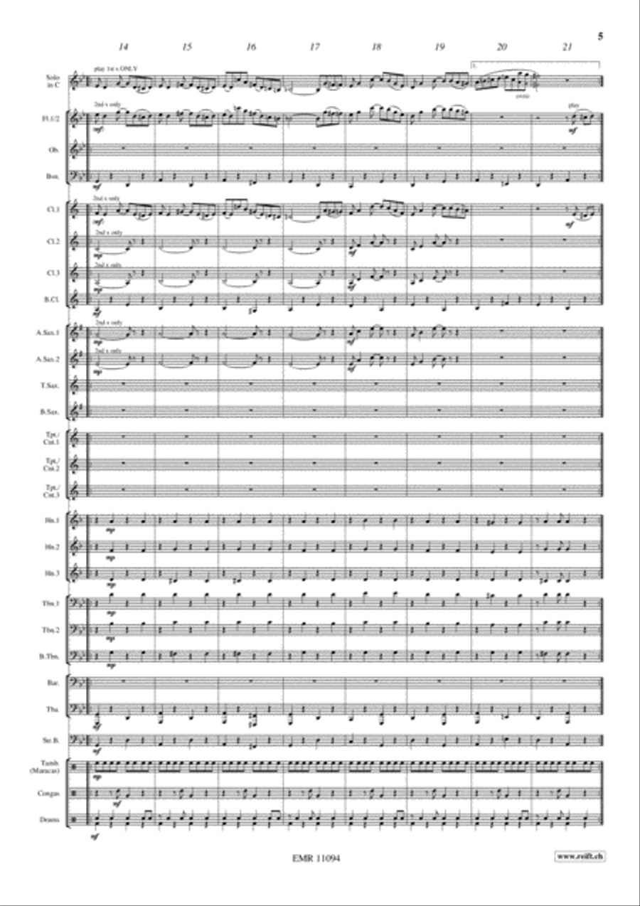 Tico-Tico Concert Band scores gallery preview page 6