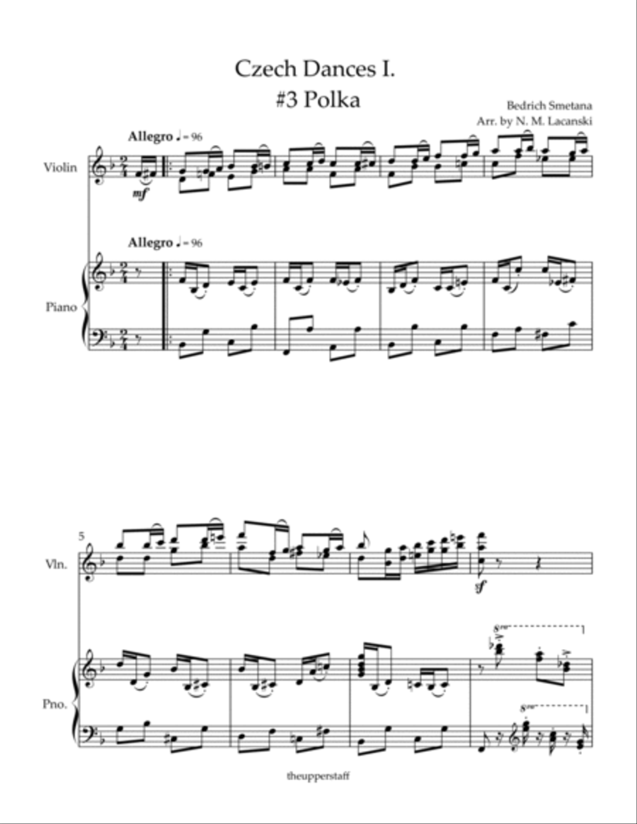 Polka #3 Polka #3 Violin Solo scores gallery preview page 2