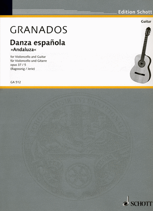 Book cover for Danza Española “Andaluza,” Op. 37, No. 5