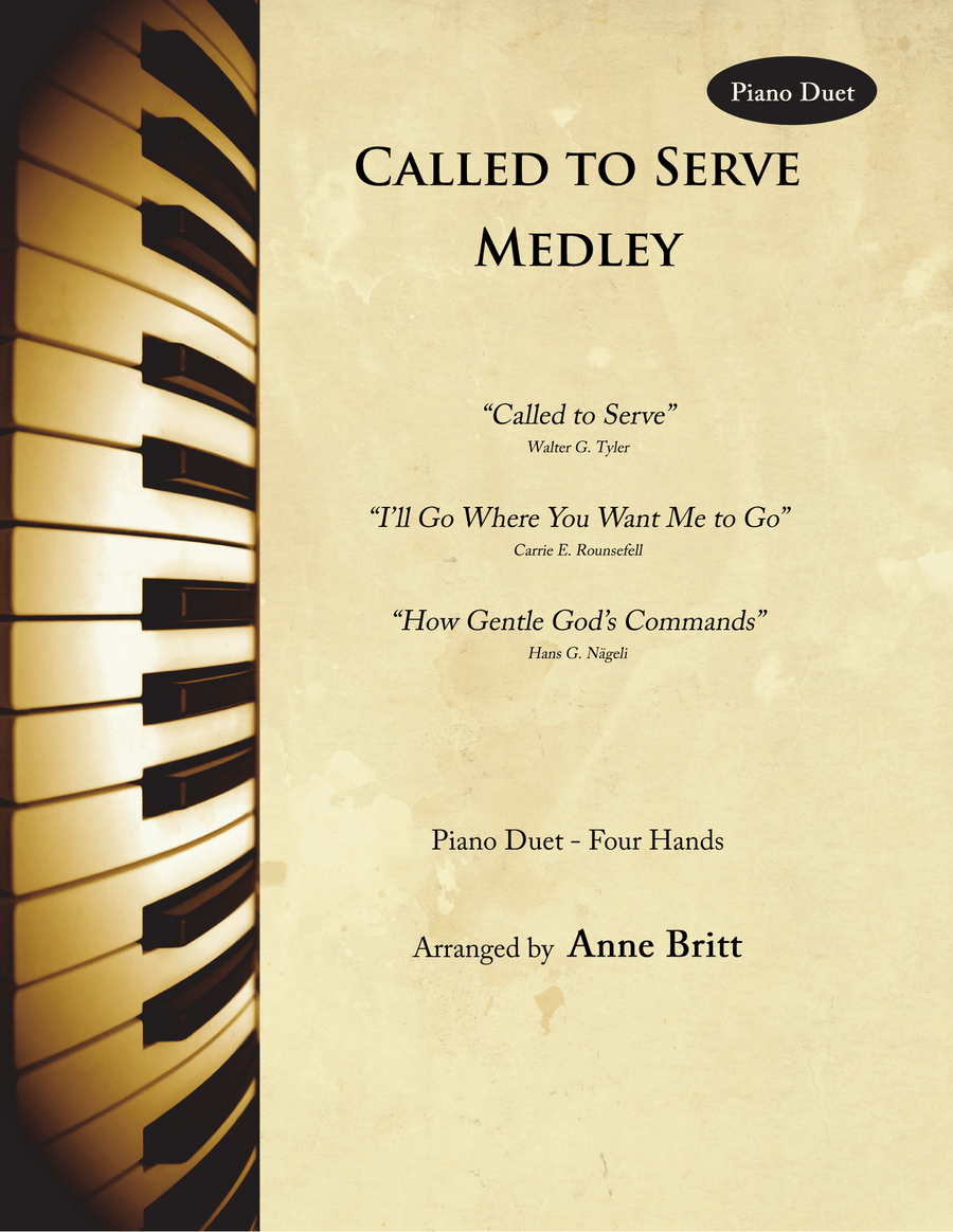 Called to Serve Medley (piano duet) 1 Piano, 4-Hands scores gallery preview page 1