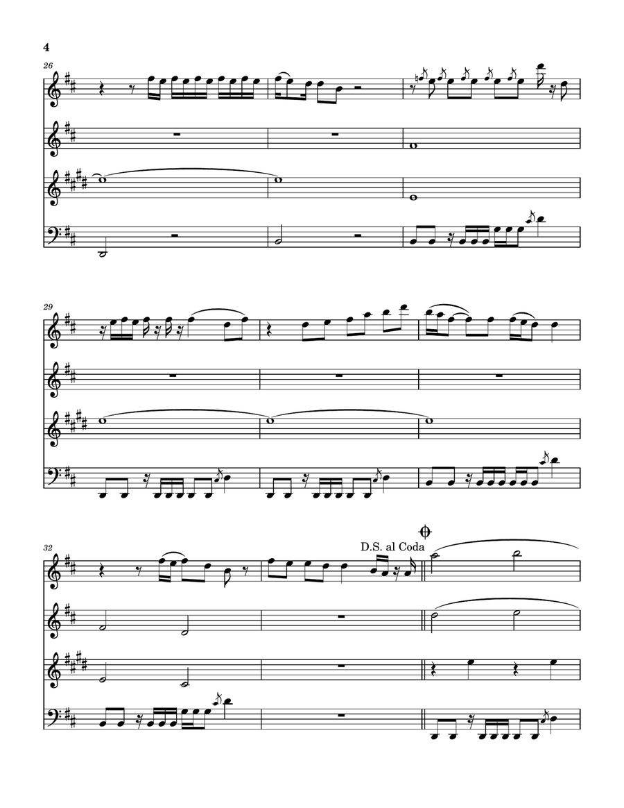 Hurt Woodwind Quartet scores gallery preview page 5