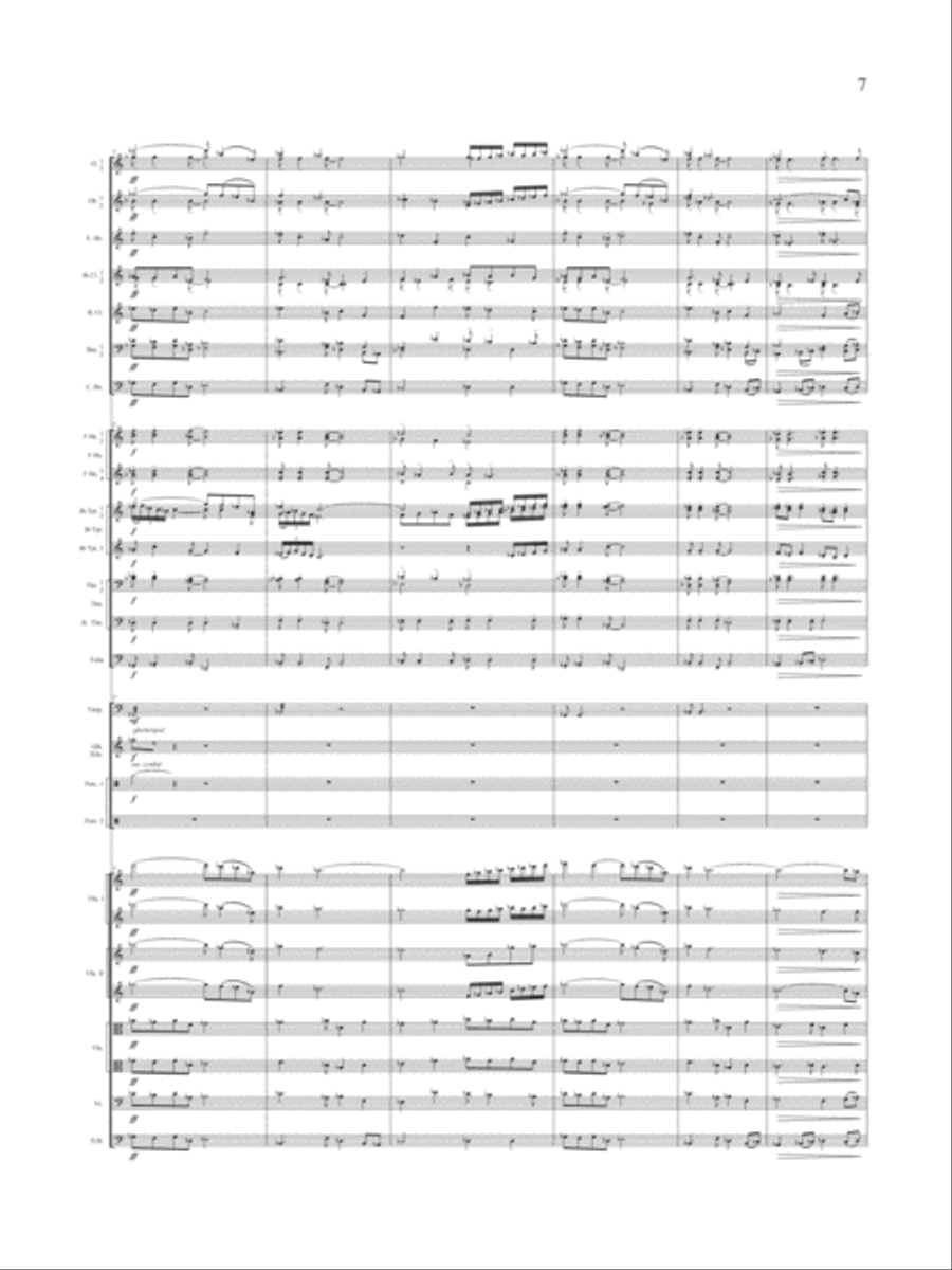 Introitus (An American Overture) Full Orchestra scores gallery preview page 6