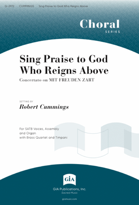 Book cover for Sing Praise to God Who Reigns Above - Instrument edition