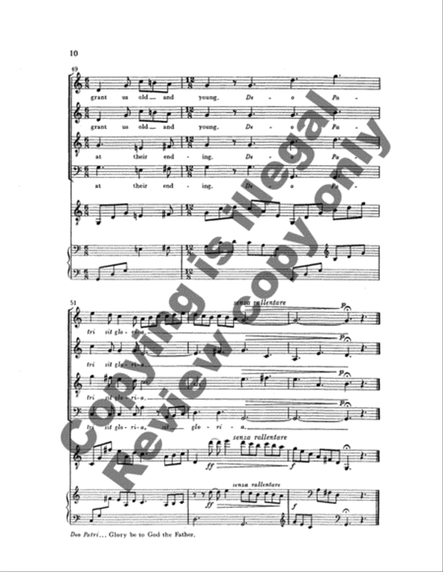 Come, Love We God Come, Love We God 4-Part scores gallery preview page 7