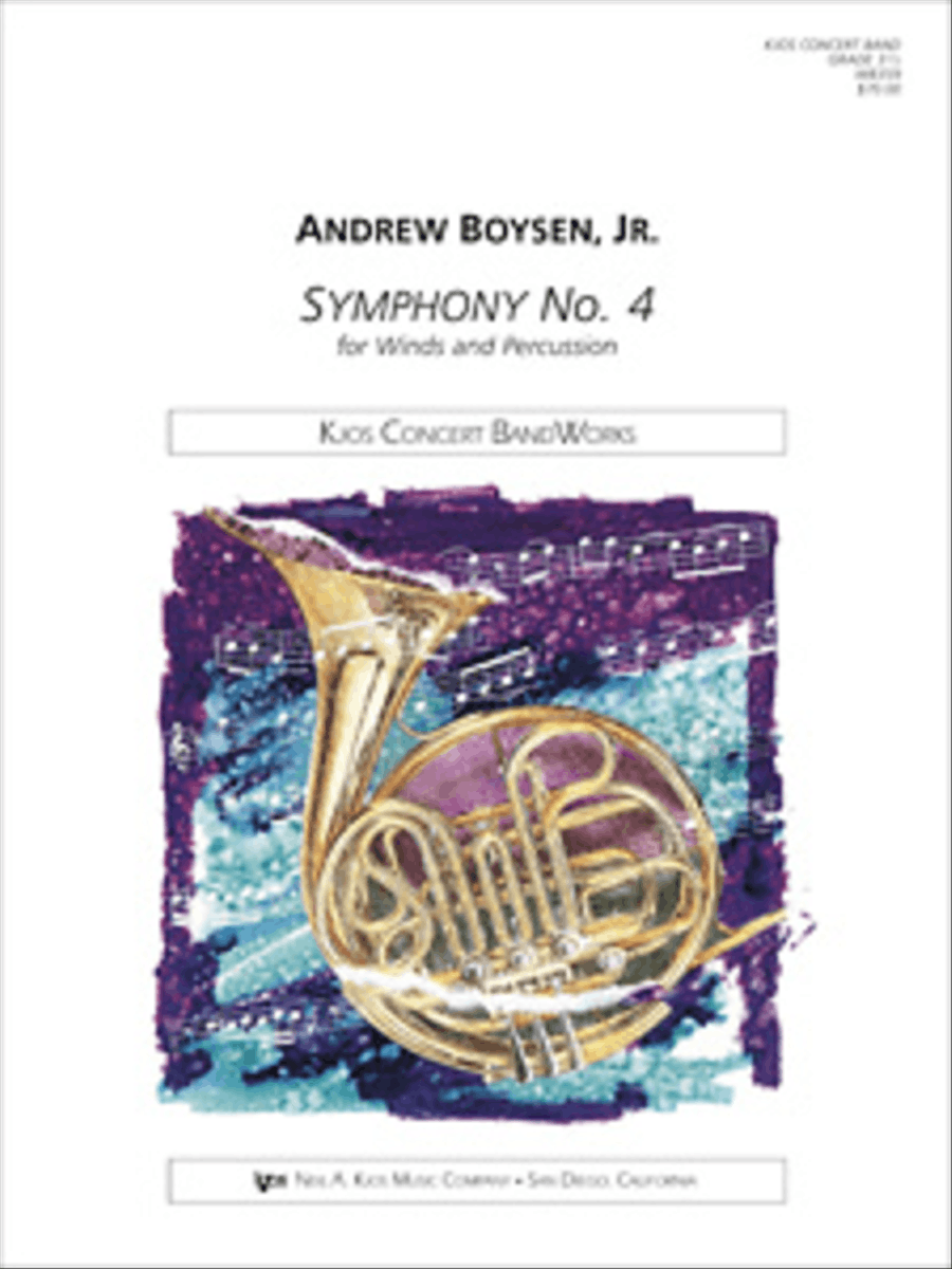 Symphony No. 4 Concert Band scores gallery preview page 1