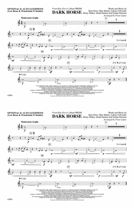 Book cover for Dark Horse: Optional Alto Sax