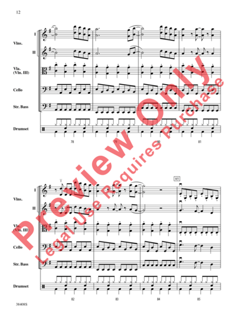 Firework String Orchestra scores gallery preview page 13