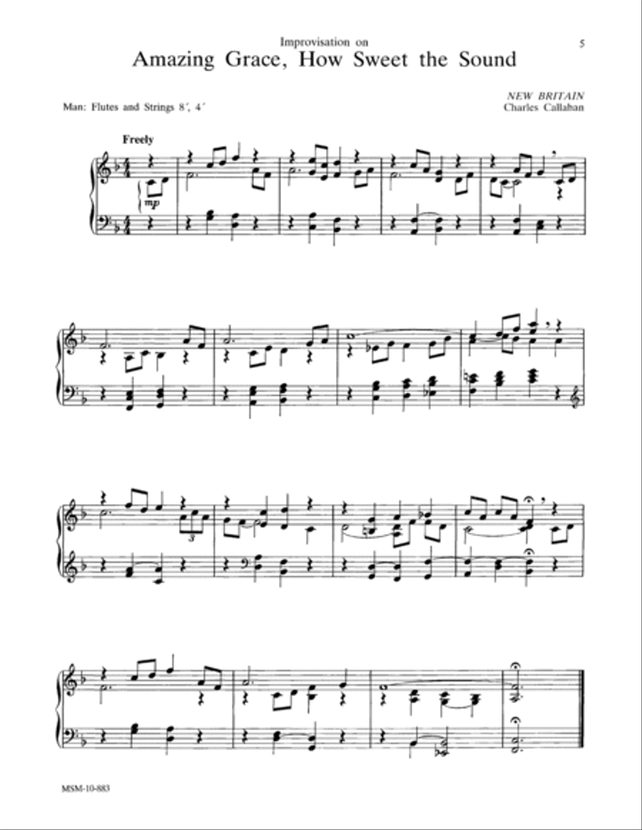 Great American Hymns - Music for Manuals Organ scores gallery preview page 3