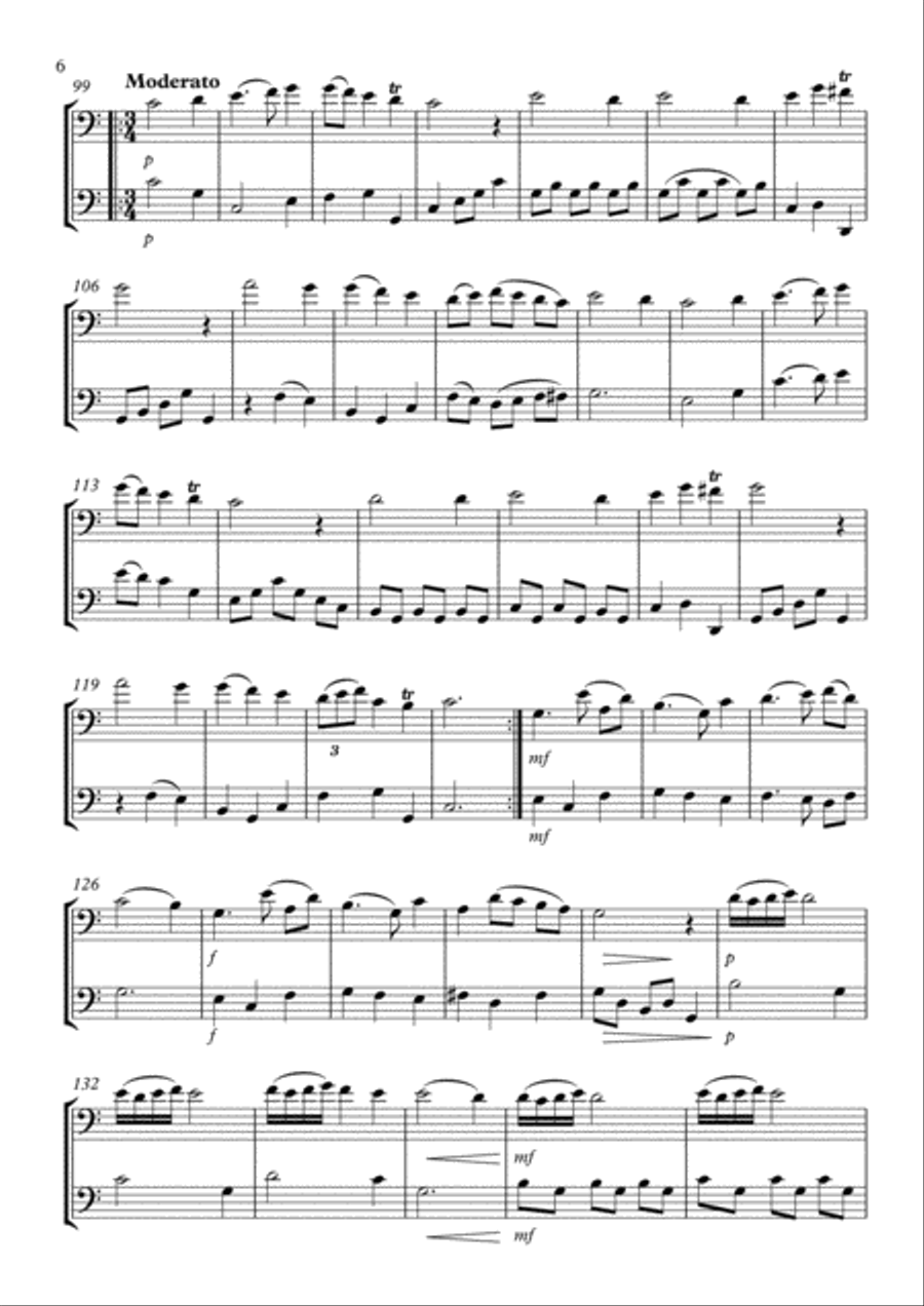 Sonata No1 Sonata No1 Woodwind Duet scores gallery preview page 6