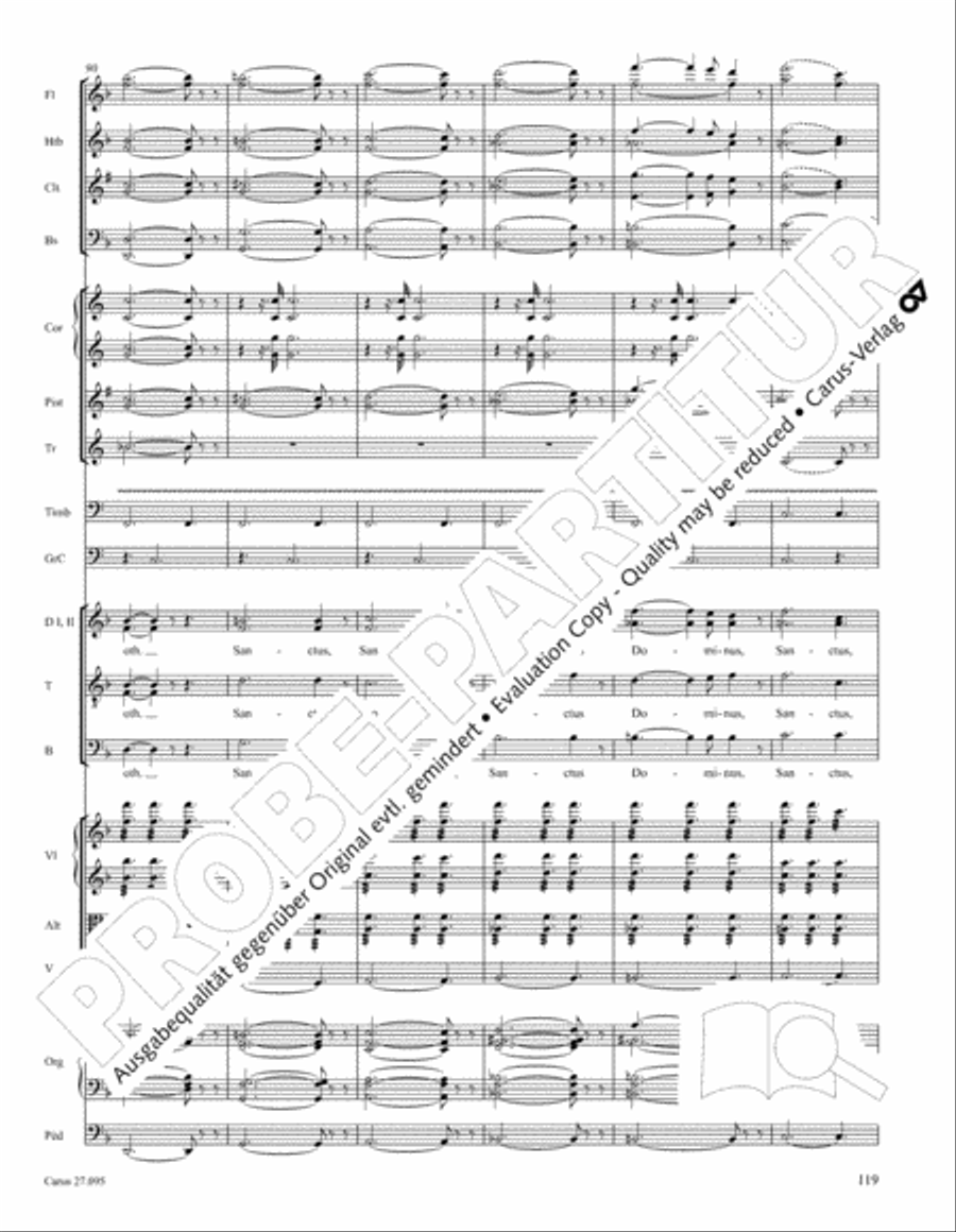 Messe solennelle de sainte Cecile STB scores gallery preview page 132