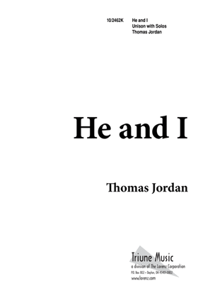 Book cover for He and I