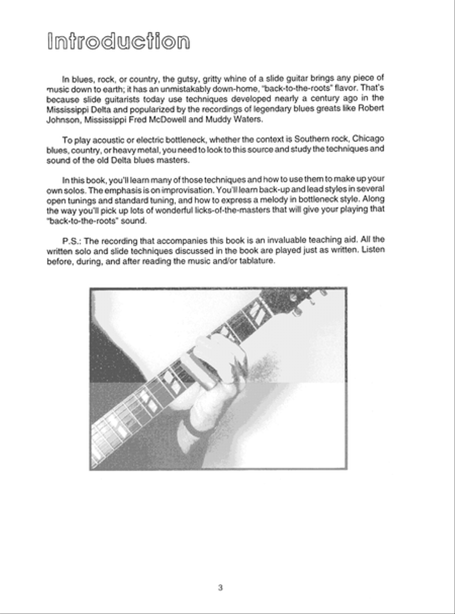 Learn to Play Bottleneck Guitar Guitar scores gallery preview page 4